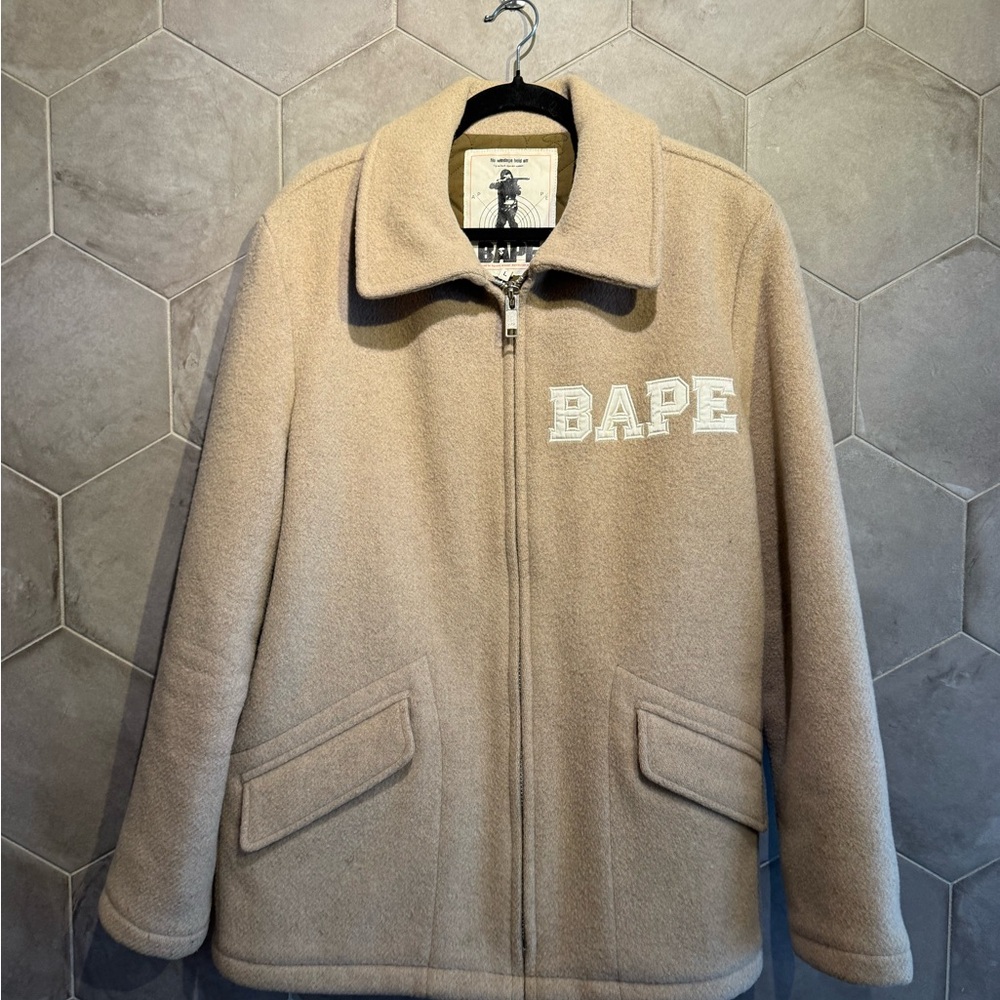 Vintage BAPE by A Bathing Ape Melton Wool Jacket